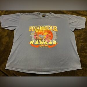 Vtg 2003 KU Jayhawks Final Four Men's 2X TEE GUC -2nd pic is better color